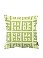 Bottega Tessile Cojín Con Relleno Extraíble (Verde/Blanco)