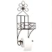 BADREGAL TOILETTENPAPIERHALTER ABLAGE REGAL EISEN
