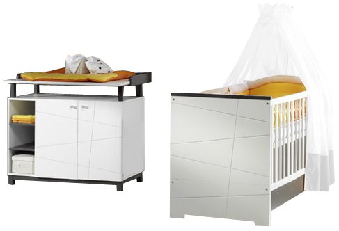 Schardt 08 999 34 02 - Kinderzimmer Mikado bestehend aus Kombi-Kinderbett, Umbauseiten und Preisvergleich