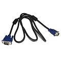 5 Feet 1.5M MM Male to Male SVGA VGA Monitor Extension Cable - Blue
