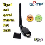 GUMP 802.11N 300Mbps 300m Wifi HDTV Wireless N Network Adapter dongle