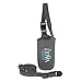 WaterVault Neoprene Bottle Holder, Adjustable Detachable Strap, Shoulder Sling & Hand Carrier - Grey XL