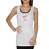 Womens MLB Detroit Tigers Soft & Comfortable Camisole / Summer Tank Top - White (Size: L)