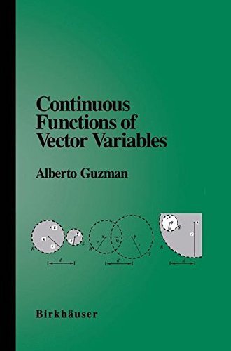 Continuous Functions of Vector Variables by Alberto Guzman (2002-07-31)