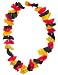 POSTEN 10 x lange HAWAIIKETTE DEUTSCHLAND BLUMENKETTE FANARTIKEL 94 cm