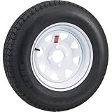 4-Hole High Speed Spoked Rim Design Trailer Tire Assembly - 480-12 tire, Model# DM412C-4C-I