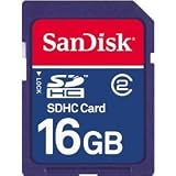 SanDisk 16 GB Class 2 SDHC Flash Memory Card SDSDB-016G-A11
