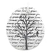 Oval Tree of Life Pendant with FOREVER GREEN Inscriptions in Sterling Silver, #8230