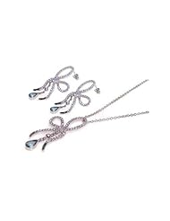 Nickel Free Sterling Silver Pendant & Earring Sets Matching Set Necklace And Earring