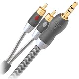 AudioQuest class 3 audio cable - mini to RCA plugs 1m (3.28') stereo pair
