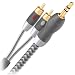 AudioQuest class 3 audio cable - mini to RCA plugs 1m (3.28') stereo pair