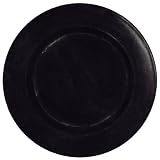 Caspari 13-inch Lacquer Charger, Black