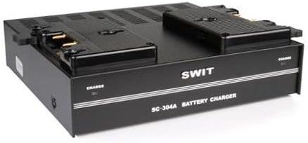 SWIT Electronics SC-304A 2-Channel Gold Mount Battery Charger