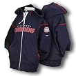 Montreal Canadiens NHL Womens Dazzle Trim Hoodie, Hooded Fleece Jacket, Navy