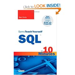 Sams Teach Yourself SQL in 10 Minutes