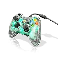 New Microsoft Xbox 360 Afterglow Ax.1 LED PDP Wired Controller Green Ship Worldwide