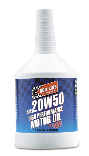 Red Line 20W50 Synthetic Oil - 1 Quart, Pack of 12