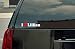 I Love Lillian Vinyl Decal - White with a red heart