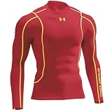 (アンダーアーマー)UNDER ARMOUR UA HGコンプレッションブロックLSモック MCM4111 アスレチック メンズ ベースレイヤー コンプレッション MCM4111 RED/RED/ST