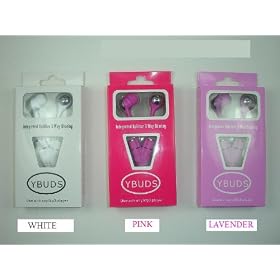 YBUDS earphones with integrated splitter - pink