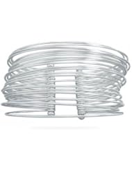 MMA Silver - Multiband Cuff Bracelet
