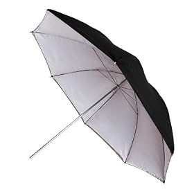 33 84cm Black/Silver Reflector/Translucent Photography Umbrella
