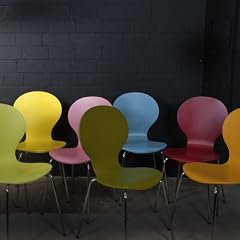 4 St�ck Design Klassiker Stuhl STOCKHOLM, stapelbar, bunt, Holzstuhl, mehr als 22 Farben mixbar