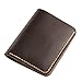 Ancicraft Wallets For Men Leather Bifold Handmade Vintage Dark Brown Gift