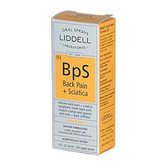 Amazon.com: Liddell Homeopathic Back Pain Sciatica - 1 fl oz: Clothing