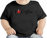 I love coffee オーガニックベビーTシャツ 12 - 18 Months