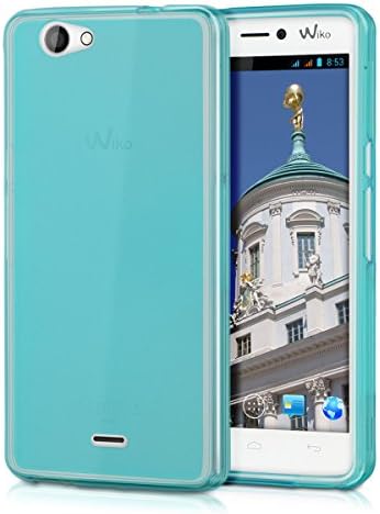 kwmobile Chic TPU Silicone Case for the Wiko Highway Signs in blue
