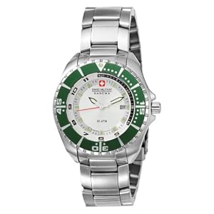 Swiss Military Hanowa Women's 06-7095-04-001.6 Sealander 316L Stainless Steel White Dial Watch