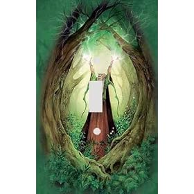 Emerald Forest Wizard Decorative Switchplate Cover