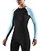 SKINS Women's A200 Thermal Long Sleeve Compression Top with Round Neck