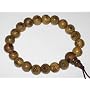 All Natural Handmade Green Sandalwood Prayer Bracelet - Kuan Yin