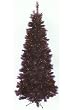 7.5' Slim Brown Moravian Pine Pre-Lit Artificial Christmas Tree -C7 Flame Lights