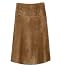 Camel Suede Skirt
