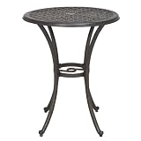 Outdoor Patio Villa Round Metal Bistro Table