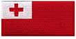 Tonga Flag Embroidered Patch Tongan Iron-On National Emblem
