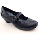 Softwalk Women's Soledad Mary Jane,Black Tumbled Leather,10 N US