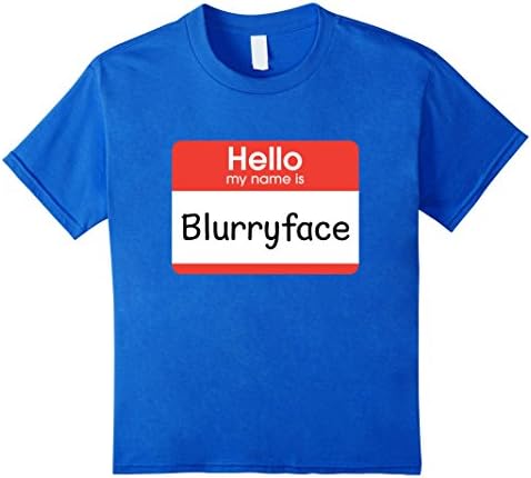 Kids Hello, My Name is Blurryface (Stressed Out) - T-Shirt 10 Royal Blue