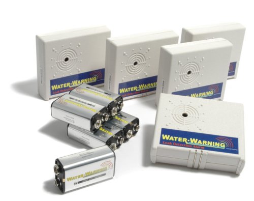 Battery-Powered Water Leak Sensor Alarm (5-pack)