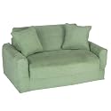 Microsuede Sofa Sleeper - Green
