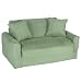 Microsuede Sofa Sleeper - Green