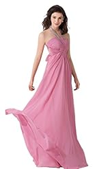 Sexy Lace Beaded Halter Chiffon Evening Dress/Prom Dress/Party Dress 