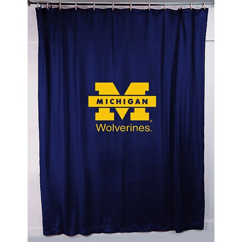 Sports Coverage Michigan Wolverines Shower Curtain