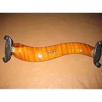 Adjustable Superb Flamed Violin Shoulder Rest, Fits Violin 3/4 or 4/4