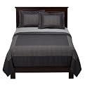 Fieldcrest Luxury Paisley Border Duvet - Charcoal