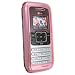 Clip-on Crystal Case for LG enV VX-9900 w/ Belt Clip, Clear Pink