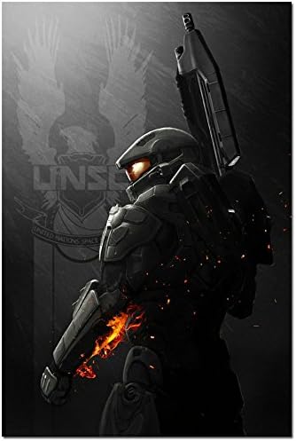 Halo 4 5 Master Chief Game Art Silk Poster 24x32 inches GUARDIANS